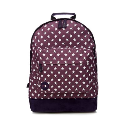 Purple all star backpack